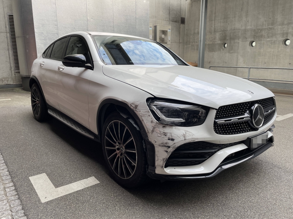 Unfall Parkgarage Rathaus